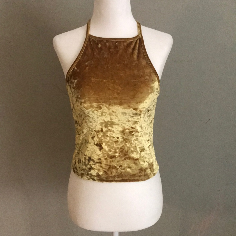 Crushed velvet UO tank